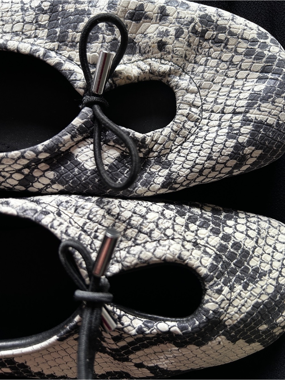 Aloha Snake-Print Ballet Flats size 8 - Picture 4 of 6